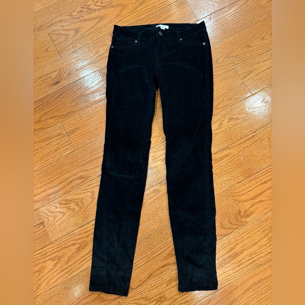 🖤 New York & Company Black Corduroy Pants – Size 2 Stretch Retro